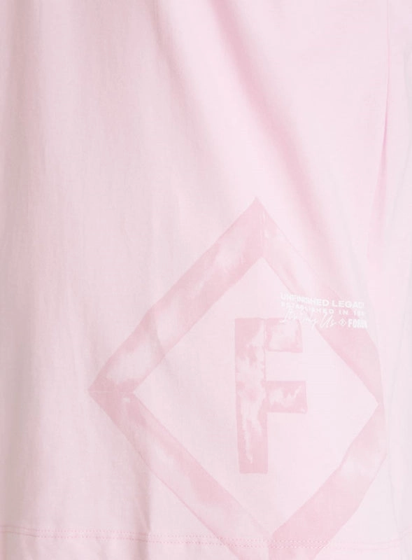 Camiseta Masculina Slim Algodão Rosa Forum