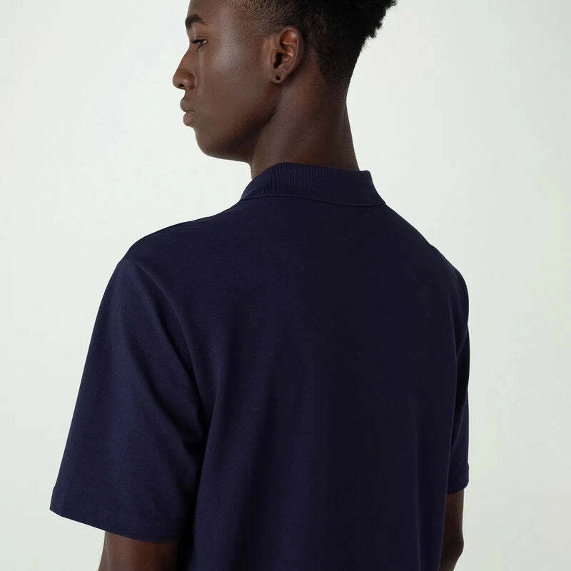 Camiseta Polo Basic Letter Masculina Fila
