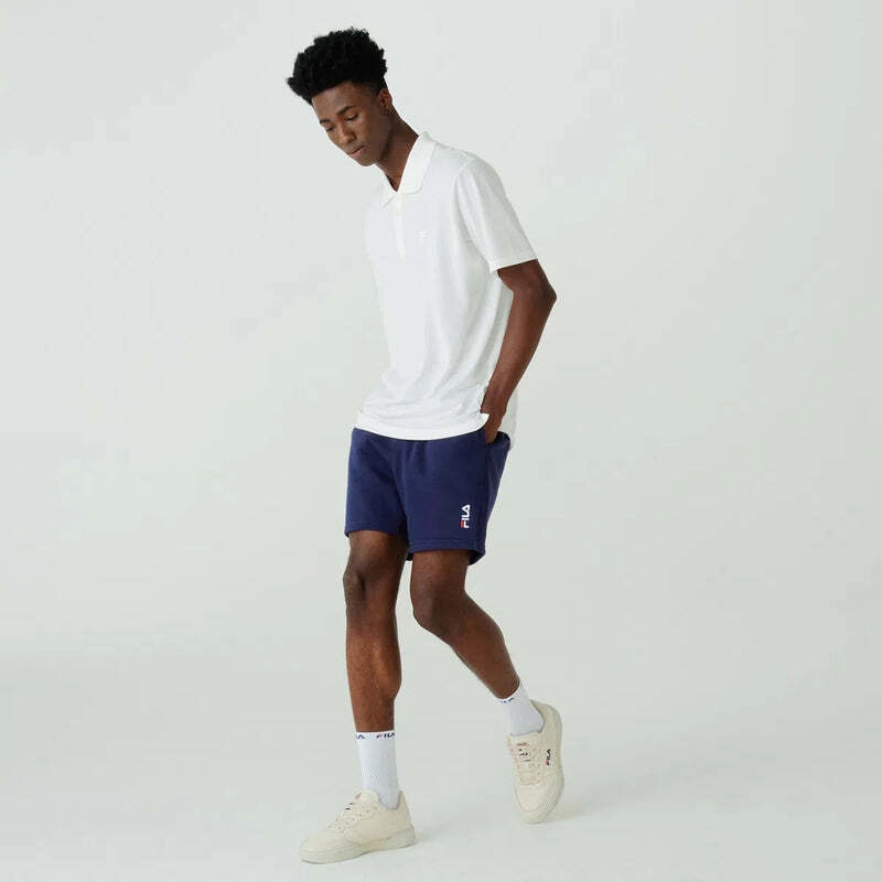 Camiseta Polo Basic Letter Masculina Fila