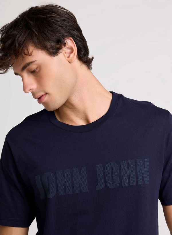 Camiseta Regular Fit Starlight Azul Marinho