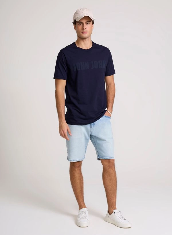 Camiseta Regular Fit Starlight Azul Marinho