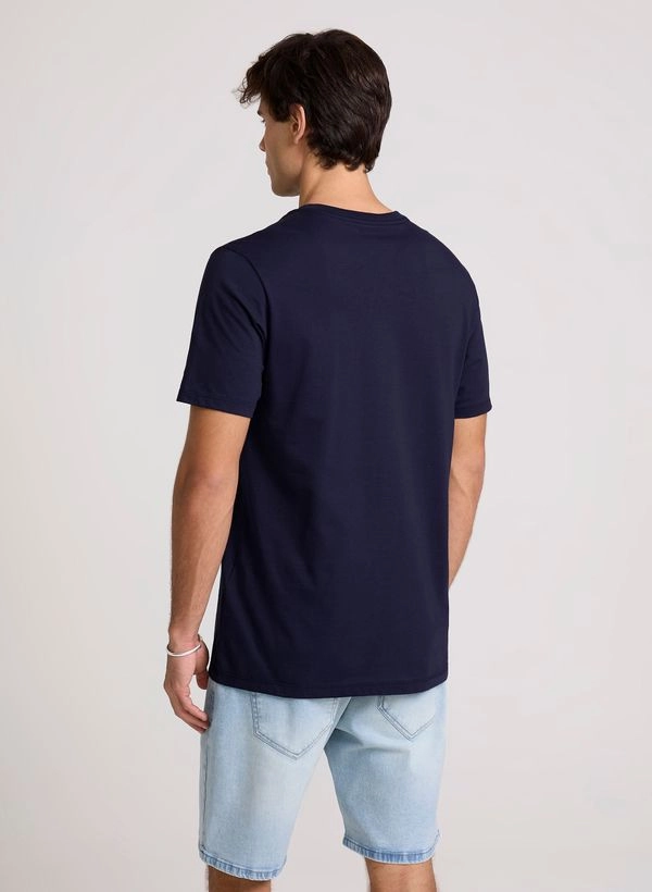Camiseta Regular Fit Starlight Azul Marinho