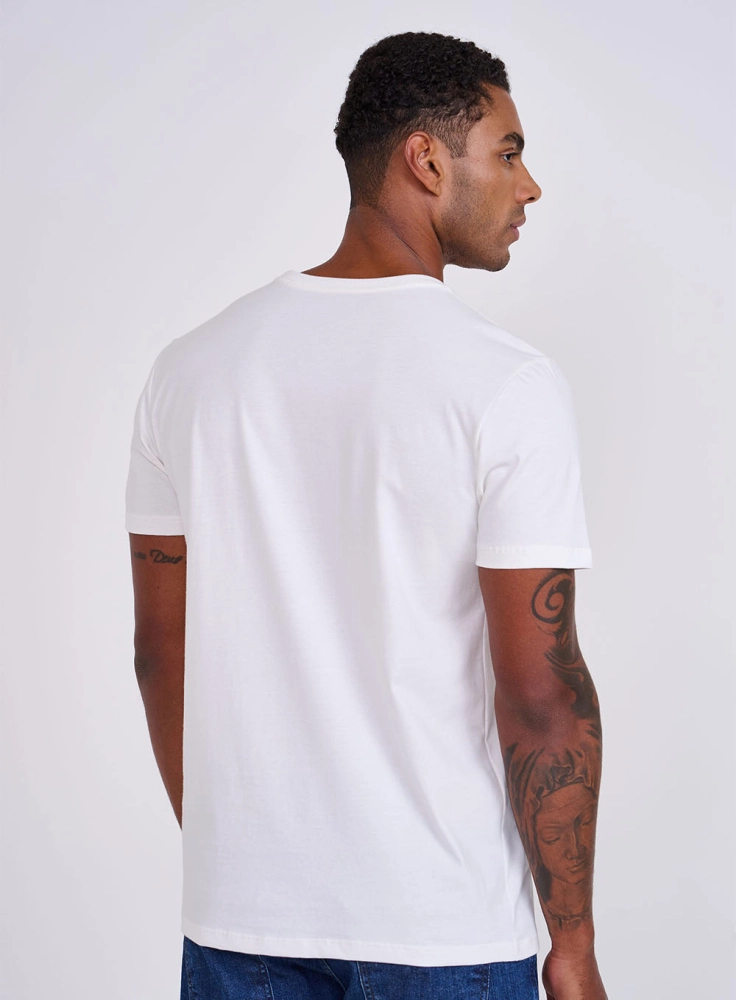 Camiseta Slim  colcci