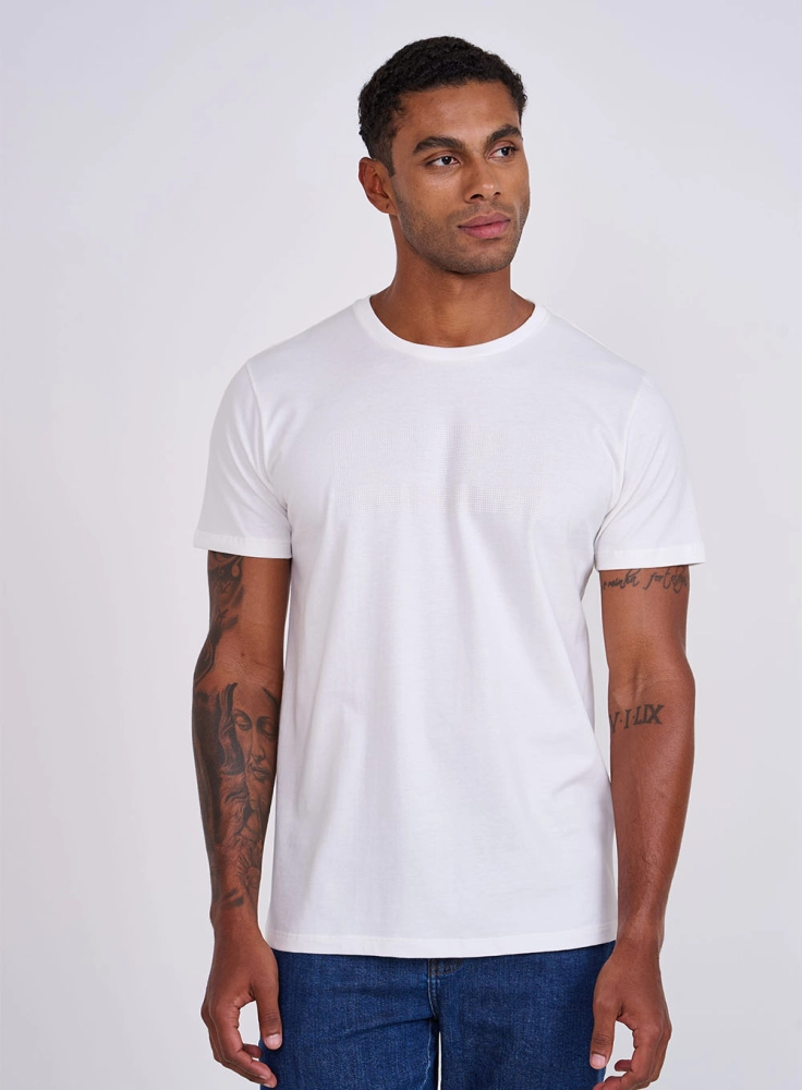Camiseta Slim  colcci