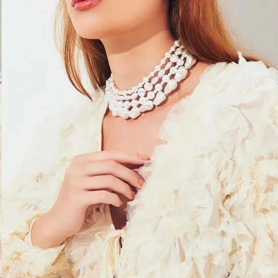 Colar Com Perolas Zarpellon