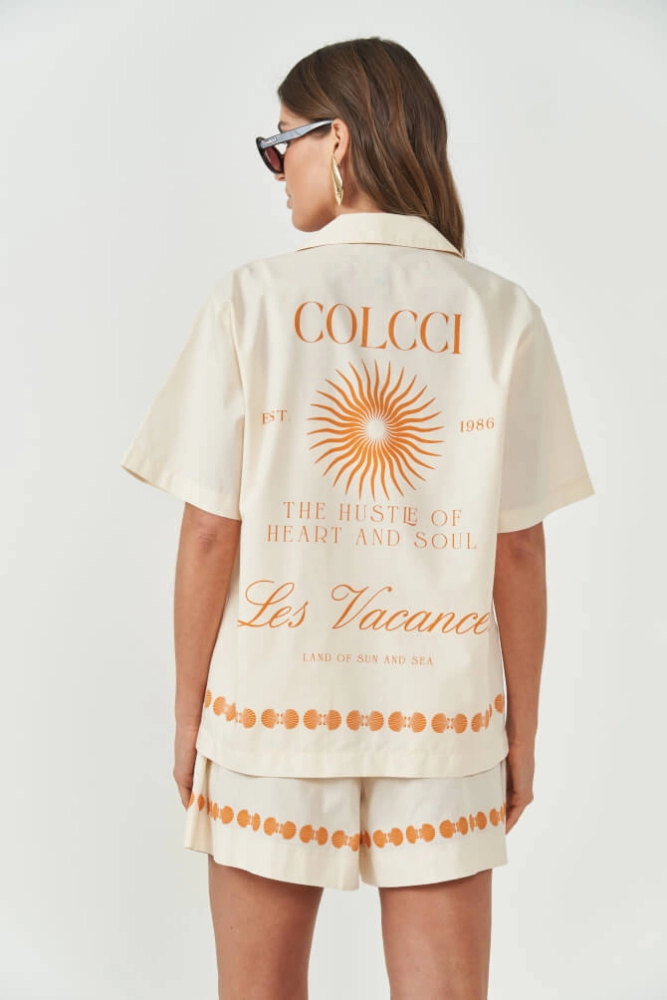 CONJUNTO BERMUDA E CAMISA COLCCI