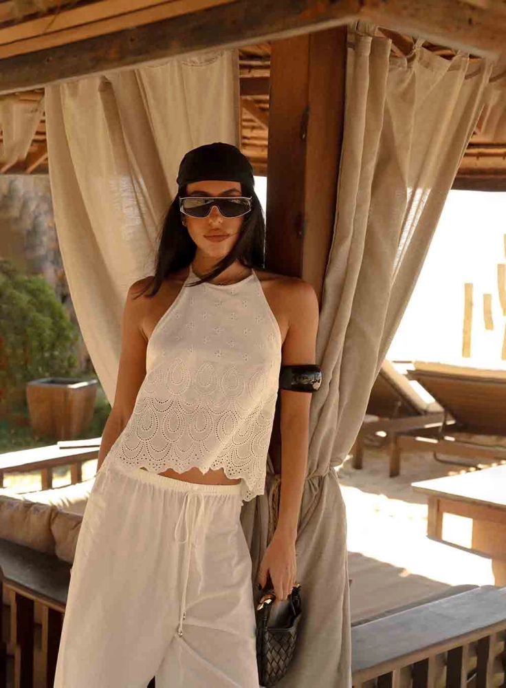 CONJUNTO BLUSA E CALCA LAISE COLCCI