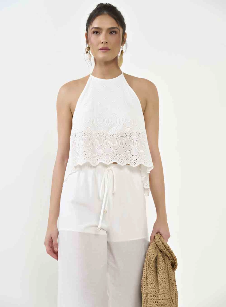 CONJUNTO BLUSA E CALCA LAISE COLCCI