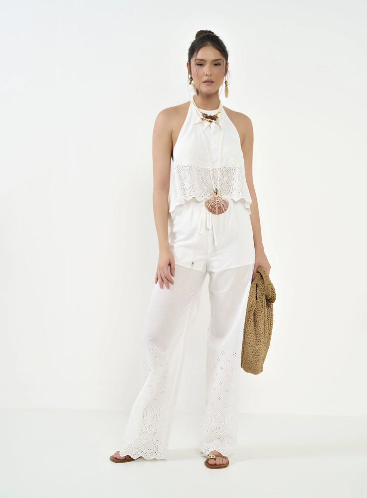 CONJUNTO BLUSA E CALCA LAISE COLCCI