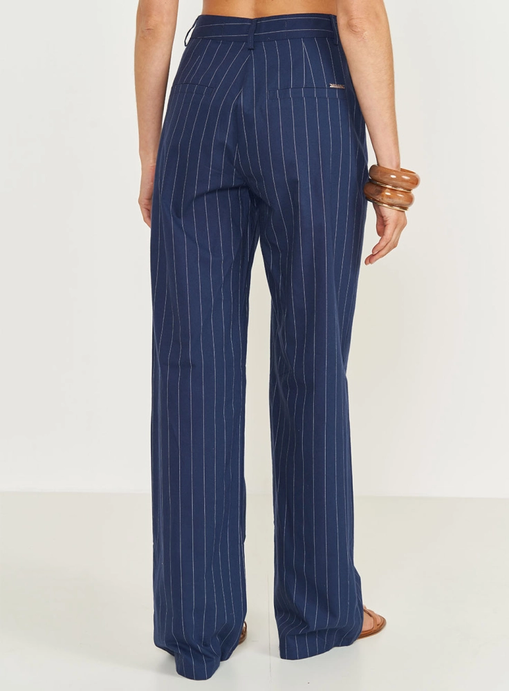 CONJUNTO COLETE E CALÇA LISTRADO COLCCI