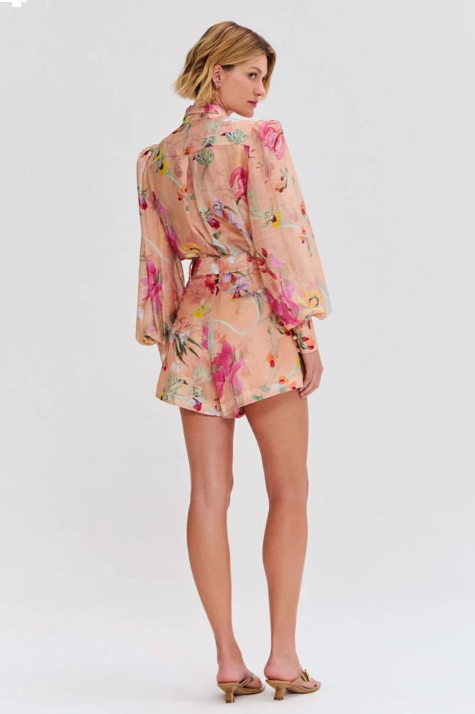 Conjunto Ml Camisa e Short Estação Flores Patbo