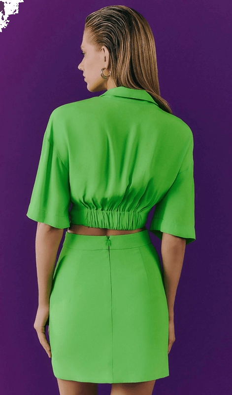 Conjunto Verde Neon Skazi