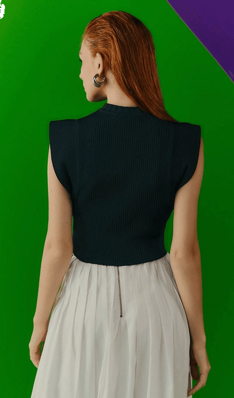 Cropped Tricot Abas Skazi