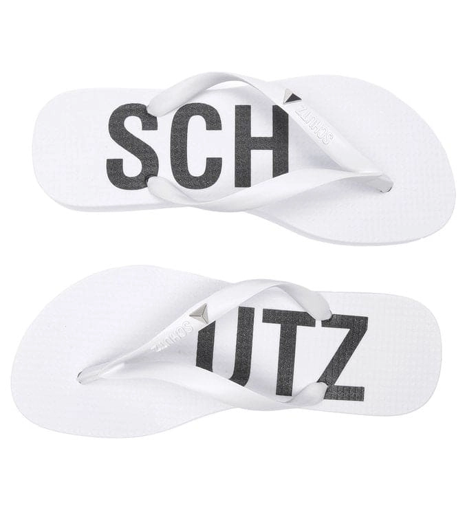 Flip Flop Triangle White