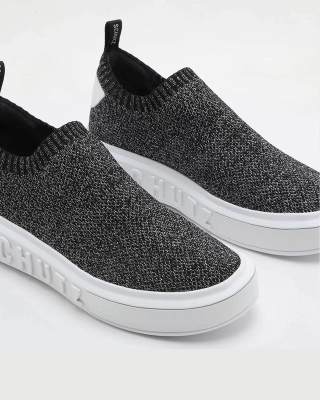 It Schutz Knit Glam Black