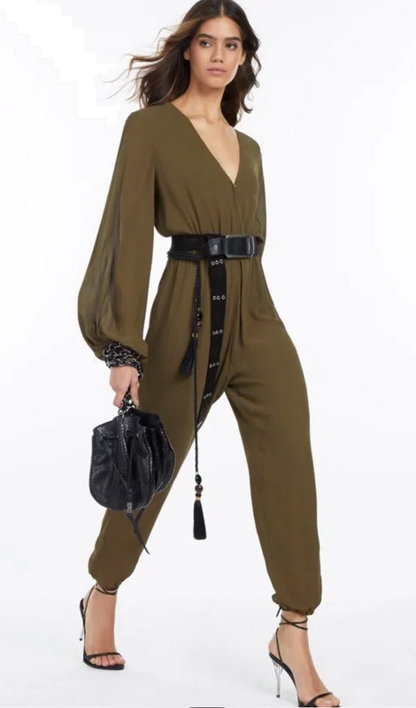 Macacão de Crepe Longo