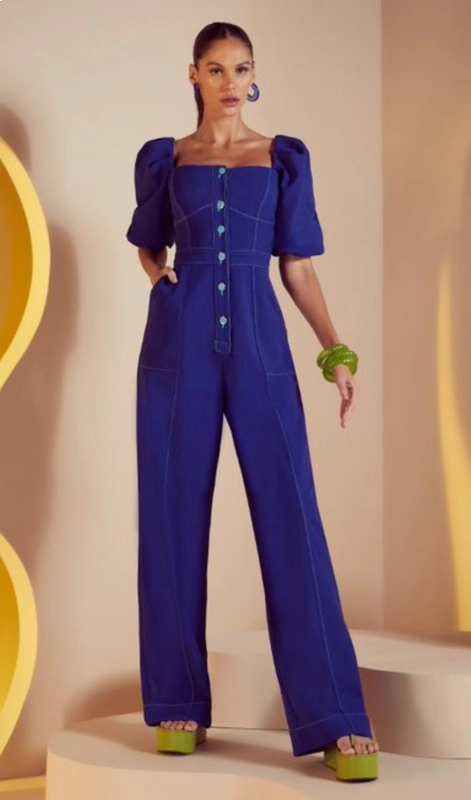 Macacão Pespontos Skazi