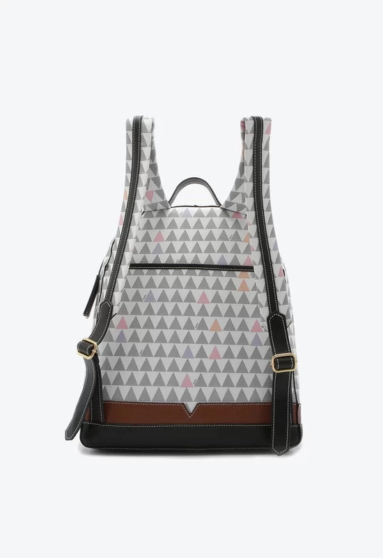 Mochila New Triangle Lucy Branca Schutz