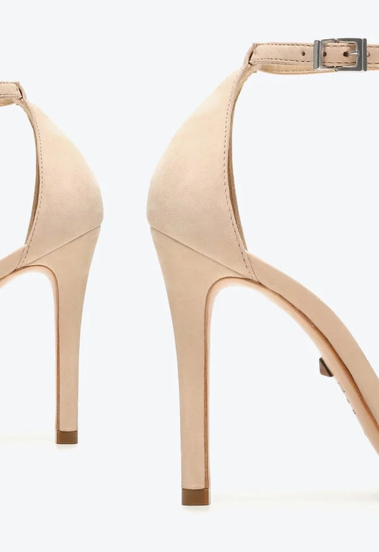 Sandália Gisele Salto Alto Amendoado Schutz