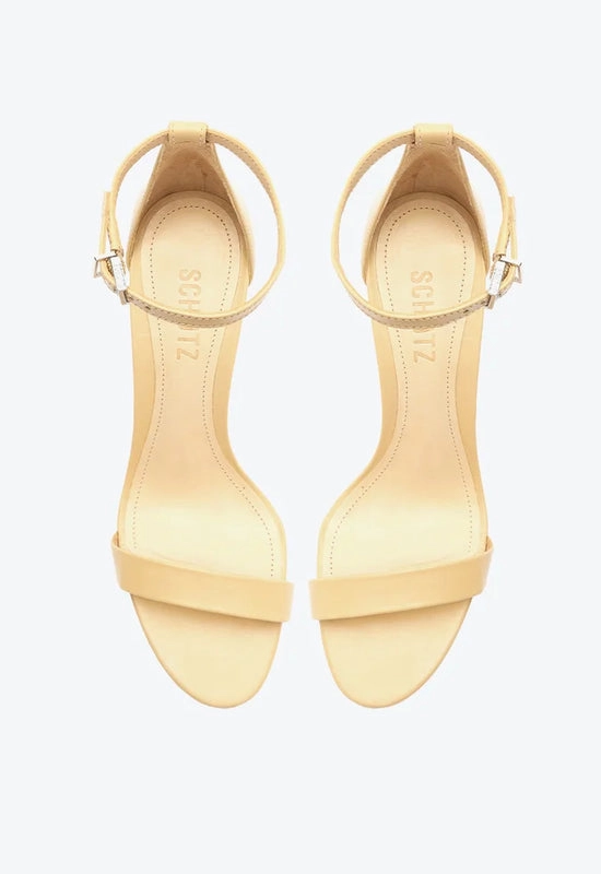 Sandália Gisele Salto Médio Nude Schutz