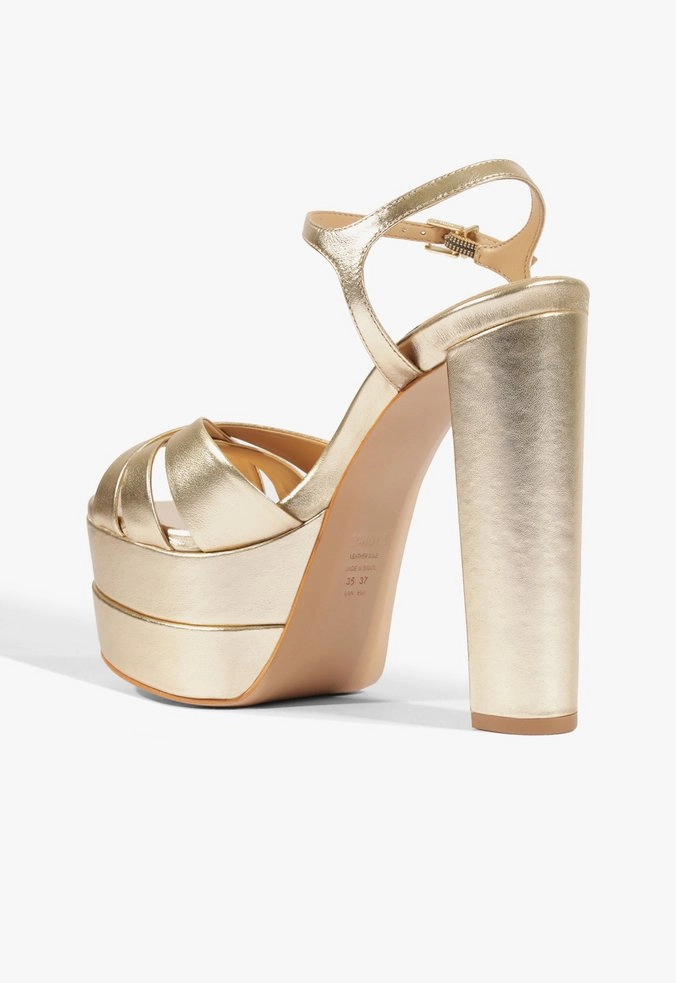 Sandália Keefa High Couro schutz