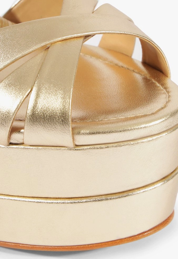 Sandália Keefa High Couro schutz