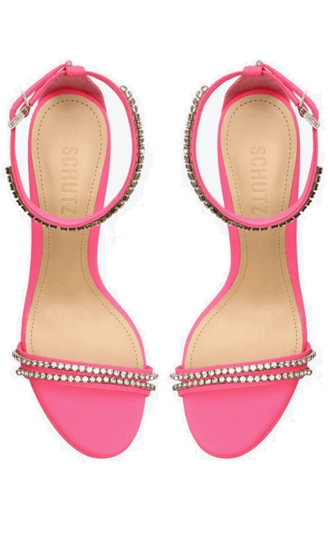 Sandália Meia Pata Rosa Schutz