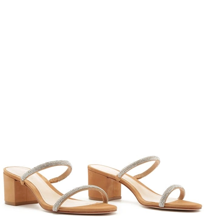 Sandália Mule Glam Nobuck 2x1 Schutz