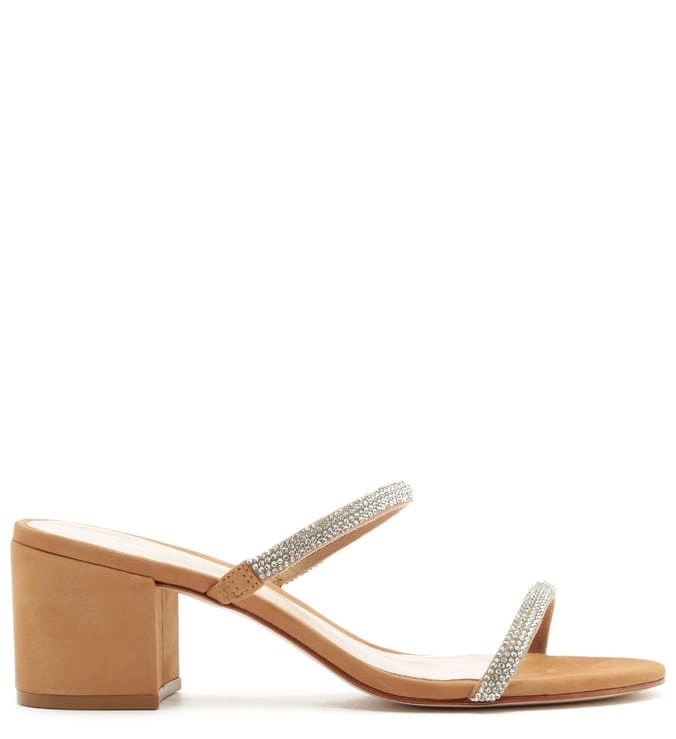Sandália Mule Glam Nobuck 2x1 Schutz