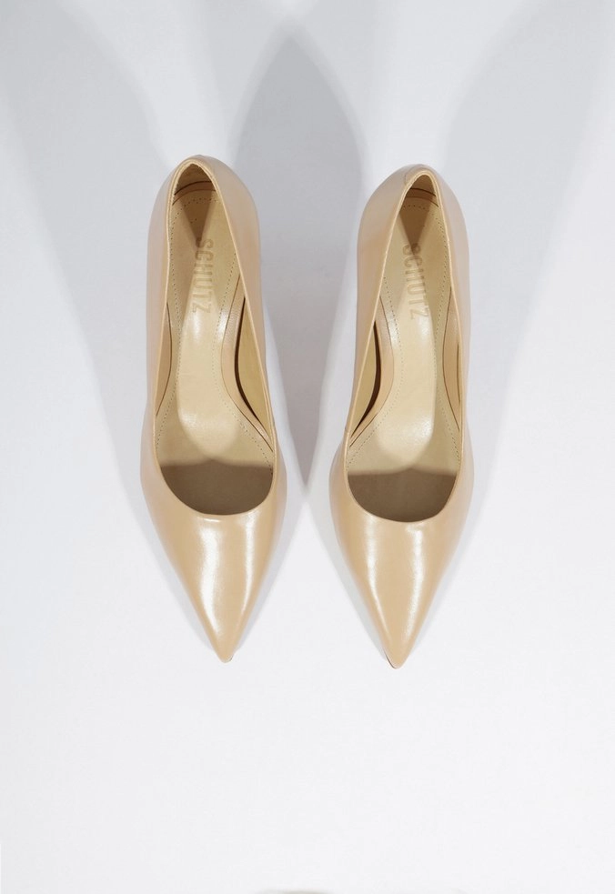 SAPATO SCARPIN LENA LOW COURO