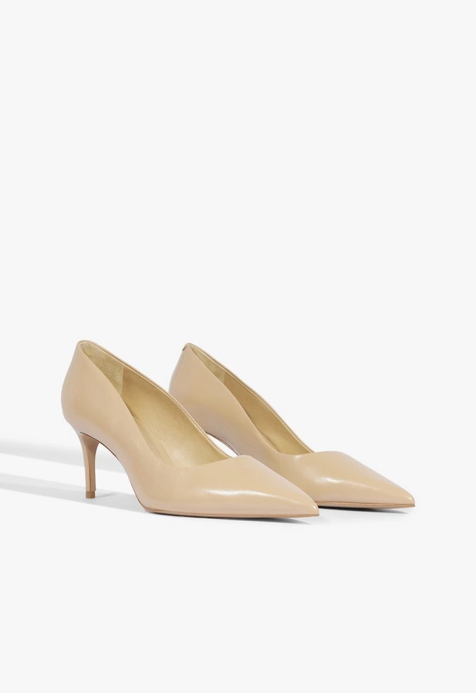 SAPATO SCARPIN LENA LOW COURO