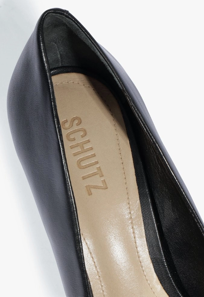 SAPATO SCARPIN LENA LOW COURO