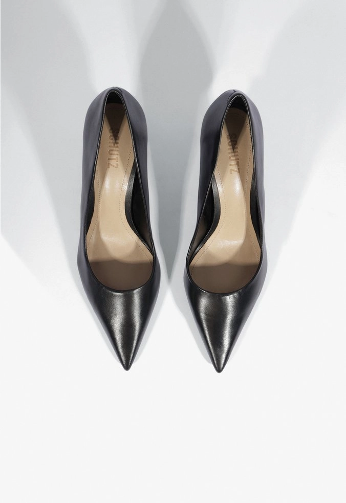 SAPATO SCARPIN LENA LOW COURO