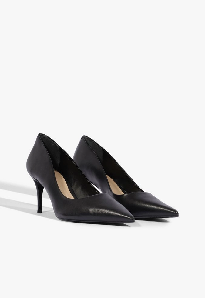 SAPATO SCARPIN LENA LOW COURO