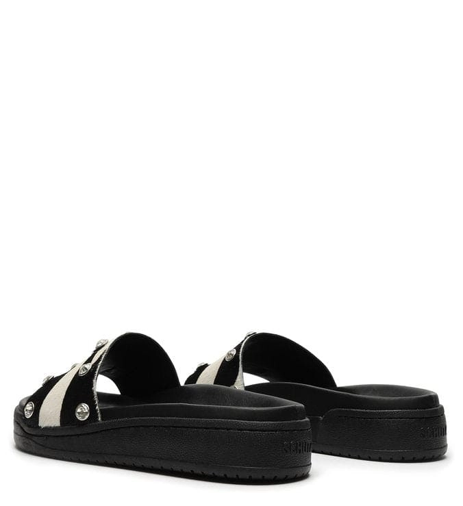 Slide Bold Zebra Print Glam