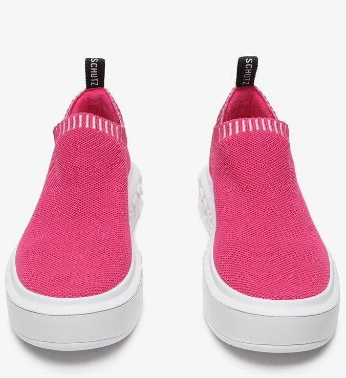 Sneaker It Schutz Knit Pink