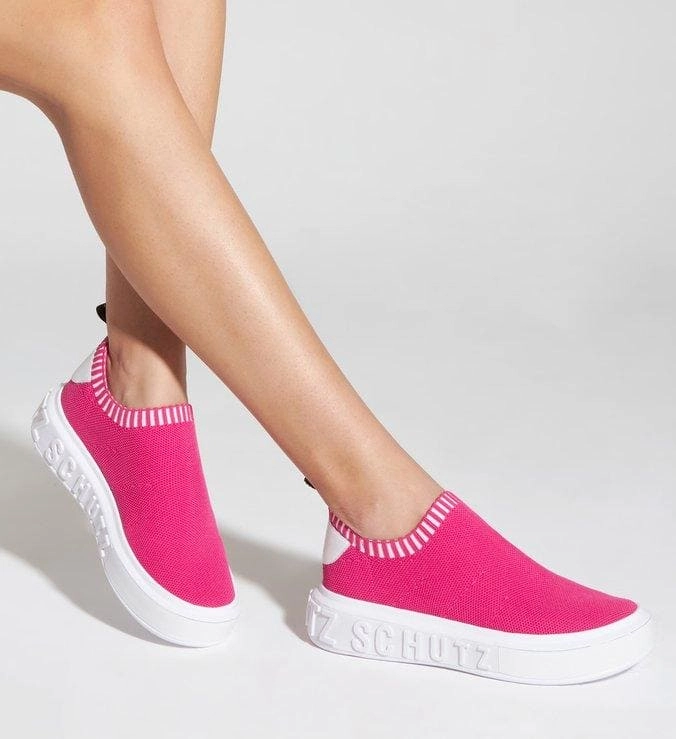 Sneaker It Schutz Knit Pink