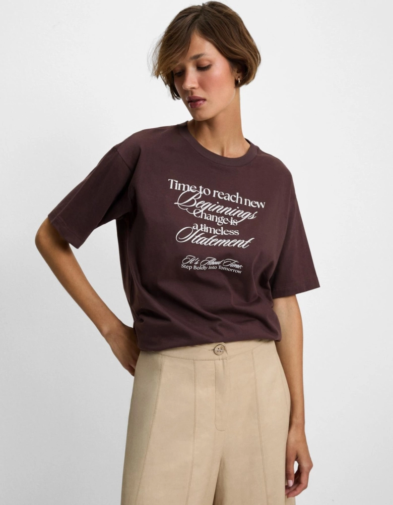 T-shirt About Time Shoulder