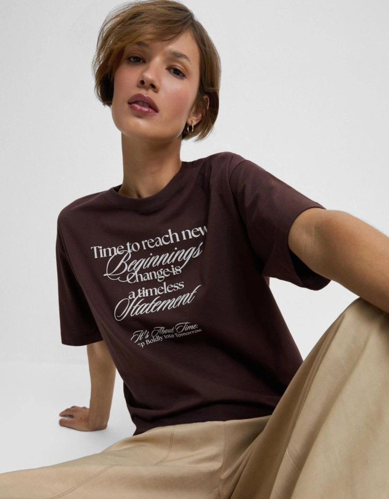 T-shirt About Time Shoulder