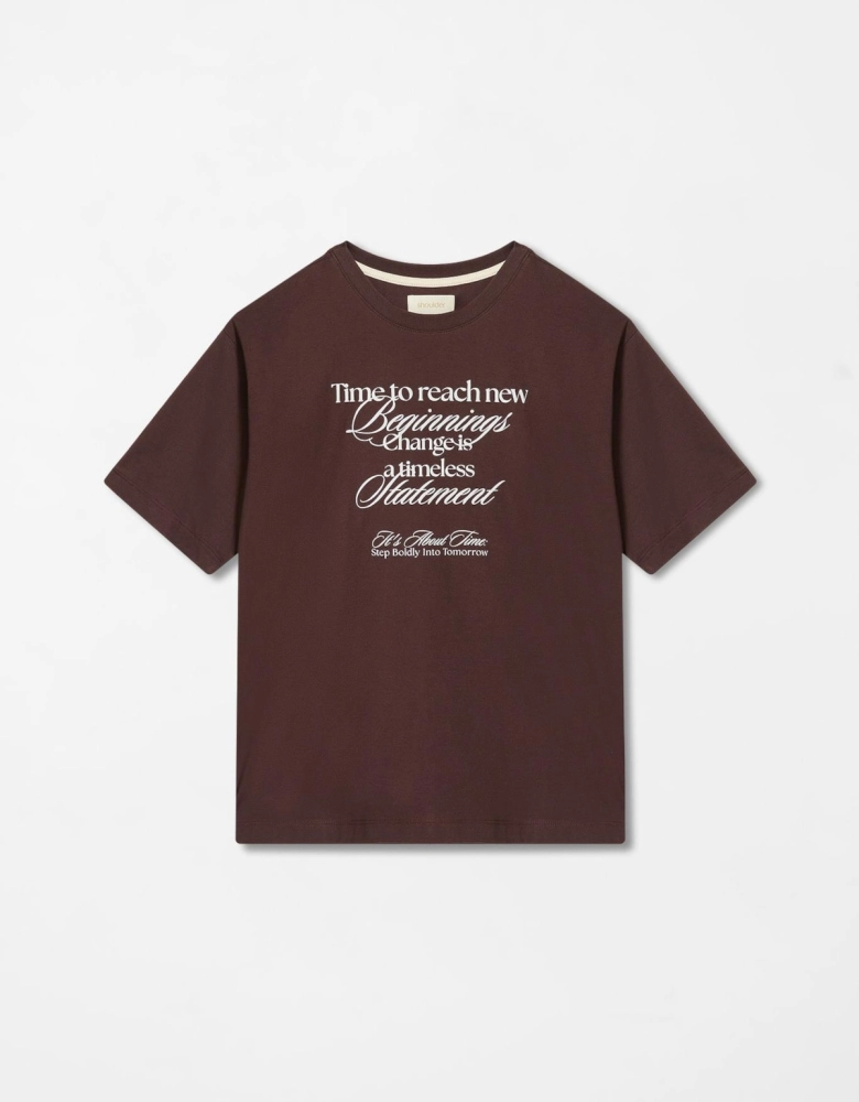 T-shirt About Time Shoulder