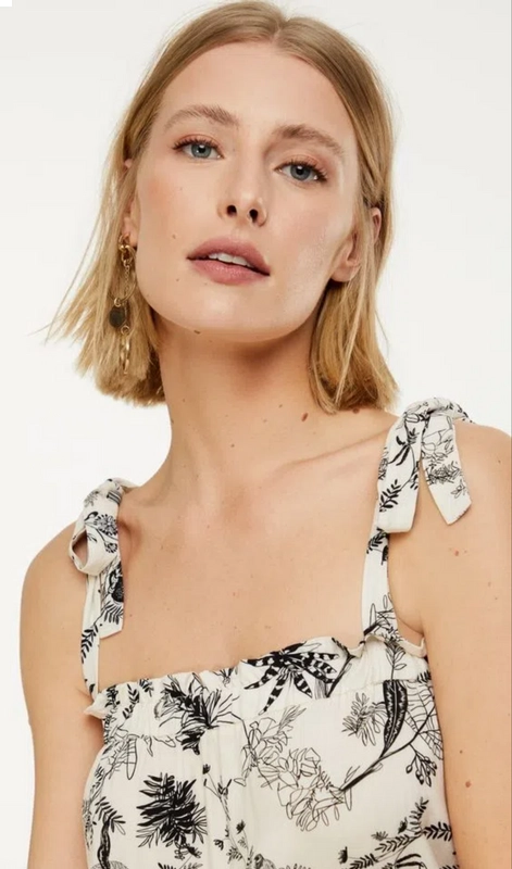 Vestido Amarração Animale