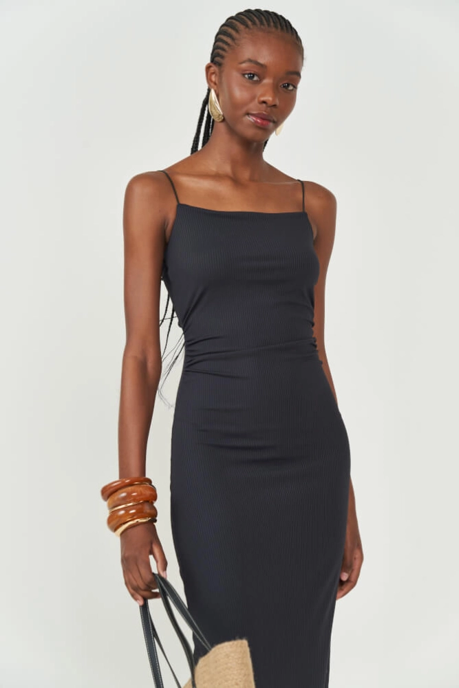 VESTIDO CANELADO COLCCI