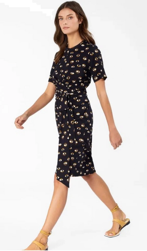 Vestido de Malha T-shirt Animale