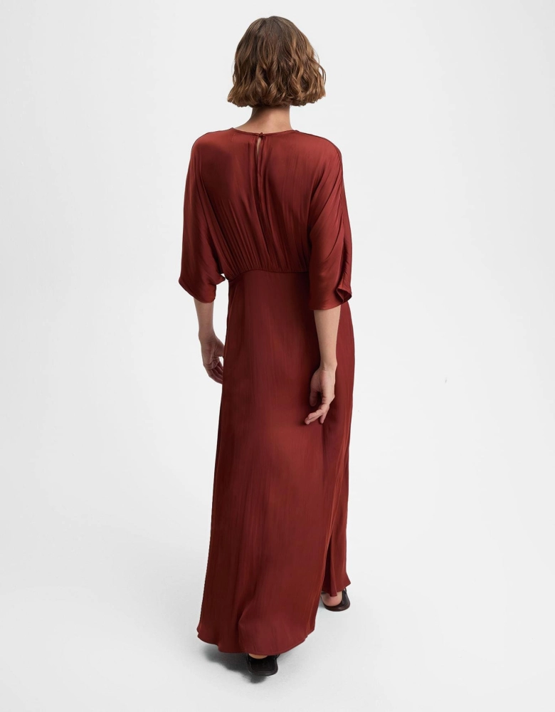 Vestido Evasê Acetinado