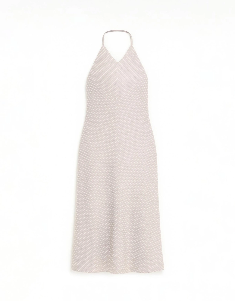 Vestido Evasê Fio Tinto