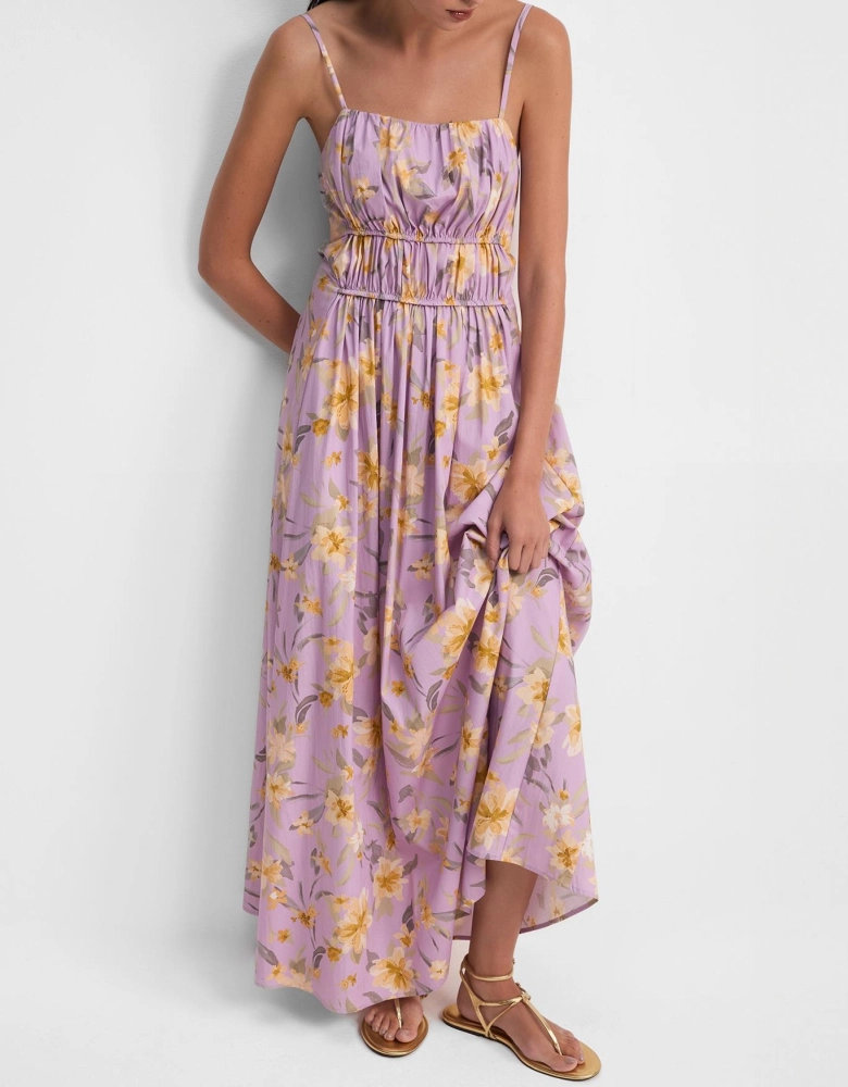 Vestido Floral Botanique Lilás