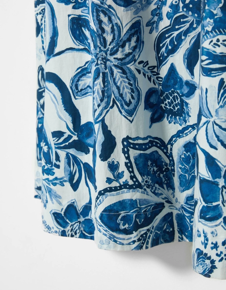 Vestido Floral Indigo