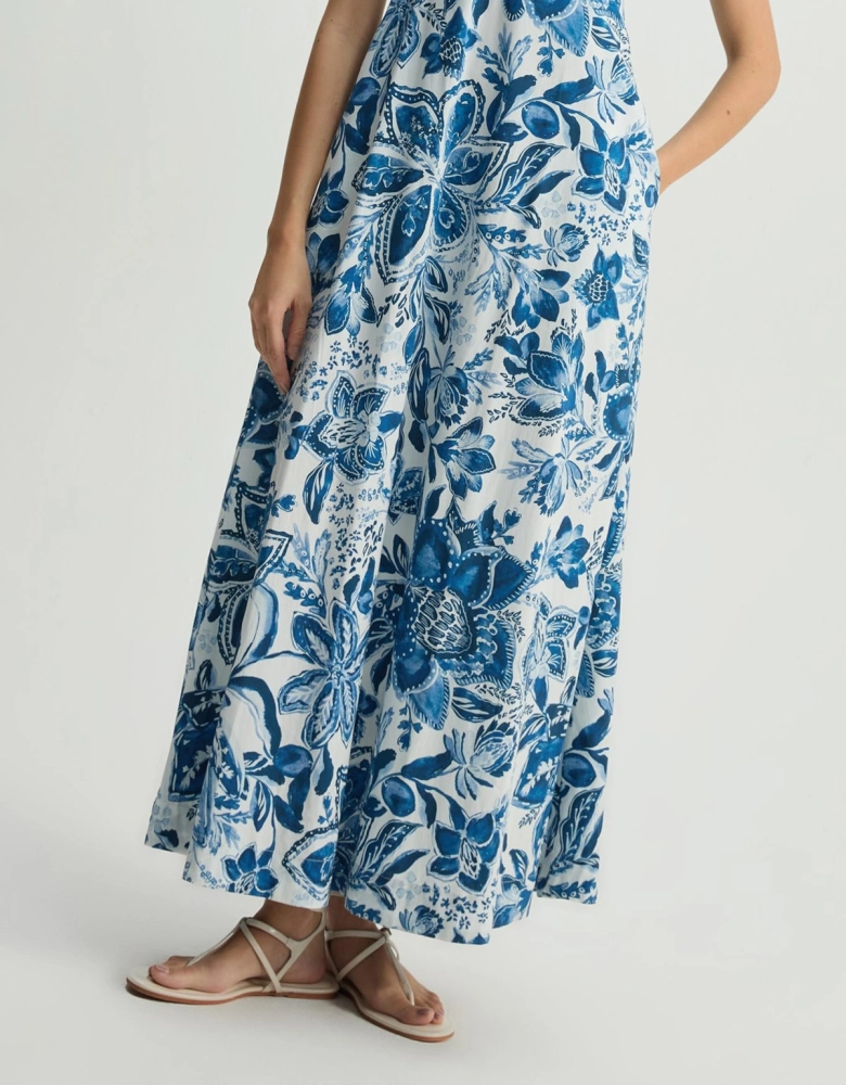 Vestido Floral Indigo