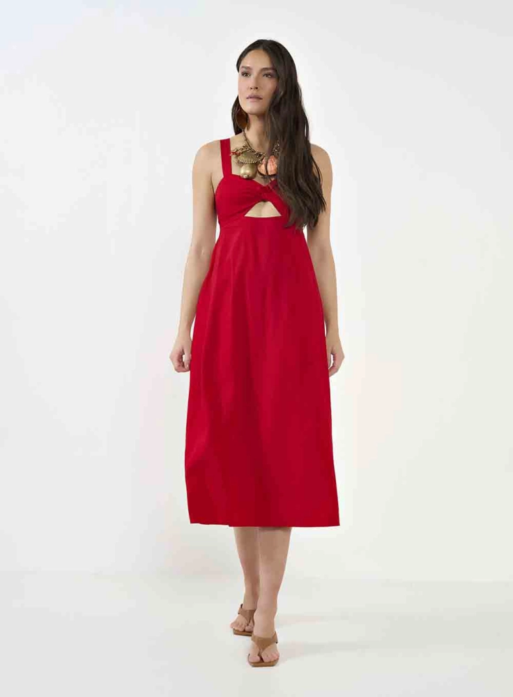 VESTIDO LINHO  FM COLCCI