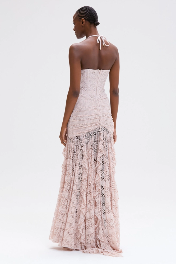 Vestido Longo Seashell Lycra Patbo